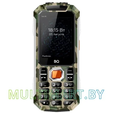 Мобильный телефон BQ-Mobile BQ-2432 Tank SE (армейский зеленый)